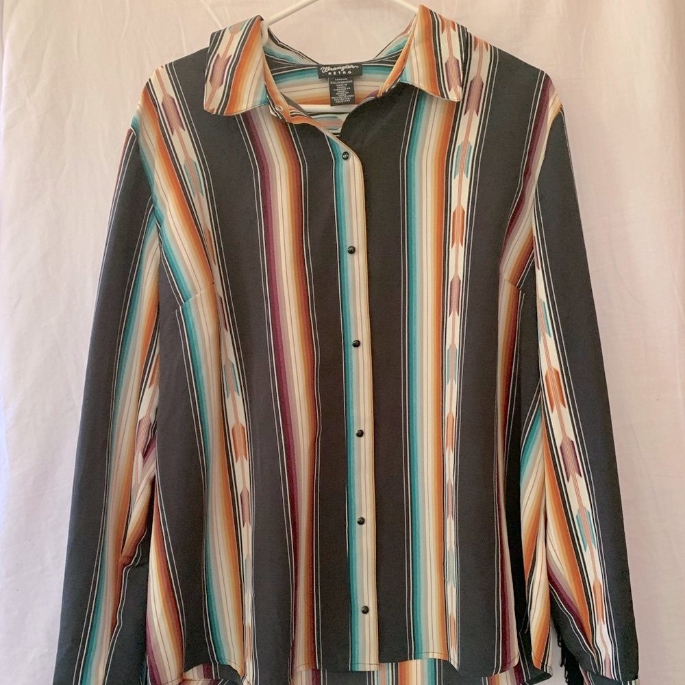 Vintage Wrangler Fringe Blouse